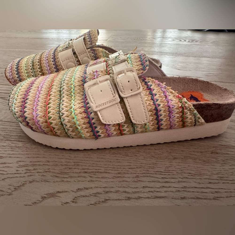 Rocket Dog Abel Multi-Color Woven Clogs size 6 - Picture 7 of 7